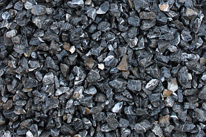 Щебень черный мрамор галтованный (фракция 10-20 мм.) 1 тонна, фото 2