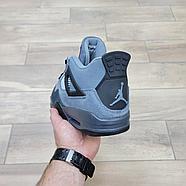 Кроссовки Air Jordan 4 Retro Grey с мехом, фото 4