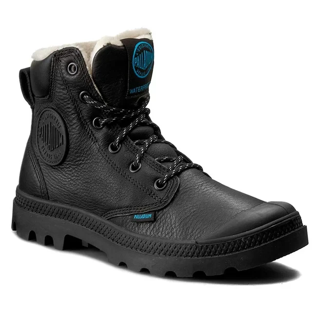 Ботинки женские Palladium PAMPA SPORT CUFF WPS Black черный 72992-001 - фото 1 - id-p218323922