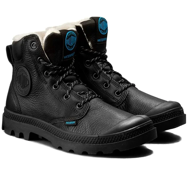 Ботинки женские Palladium PAMPA SPORT CUFF WPS Black черный 72992-001 - фото 4 - id-p218323922