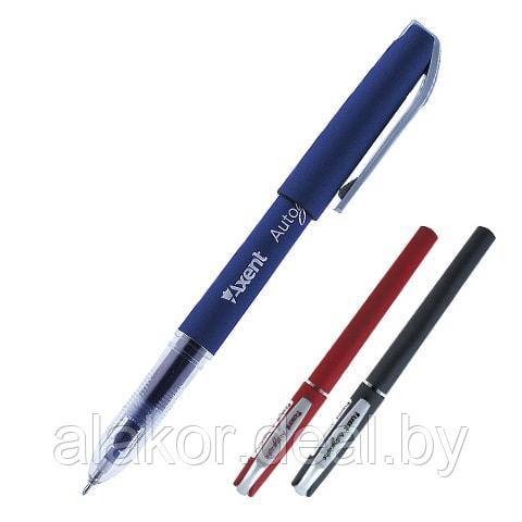 Ручка гелевая Axent Autographe AG1007, 0.5мм, синяя, корпус синий