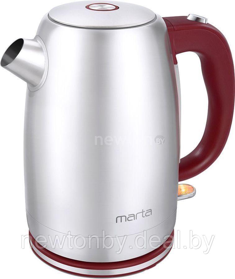 Электрический чайник Marta MT-4559 (бордовый гранат) - фото 1 - id-p218503352