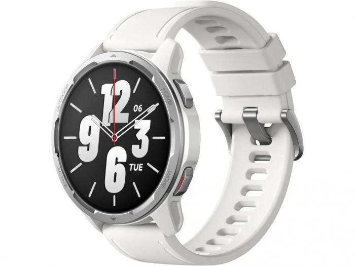 Умные женские сенсорные взрослые смарт часы Xiaomi Watch S1 Active белые M2116W1 BHR5381GL Bluetooth - фото 1 - id-p218063462