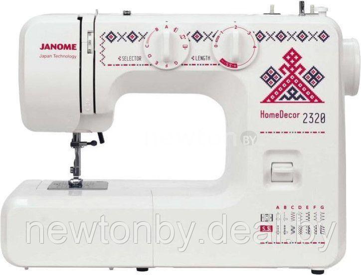 Электромеханическая швейная машина Janome HomeDecor 2320