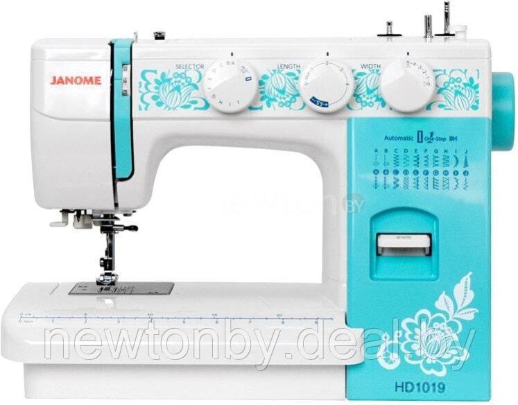 Электромеханическая швейная машина Janome HD1019 - фото 1 - id-p218504149
