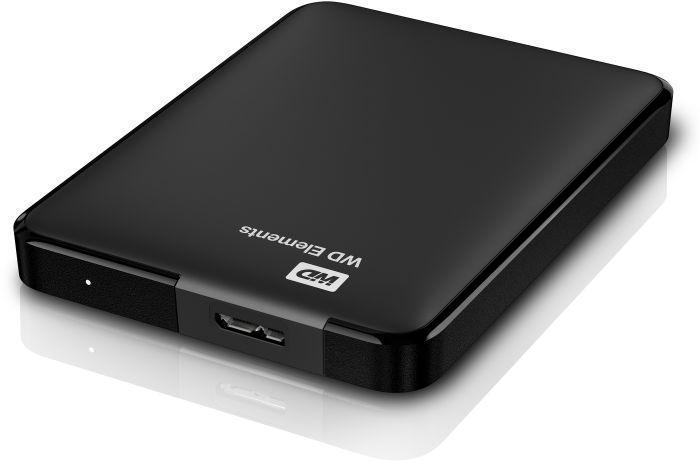 Жесткий диск Western Digital Elements Portable 2Tb USB 3.0 WDBU6Y0020BBK-EESN / WDBU6Y0020BBK-WESN - фото 1 - id-p218187014