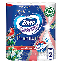 Бумажные полотенца "Zewa Premium Decor", 2 слоя, 2 рулона