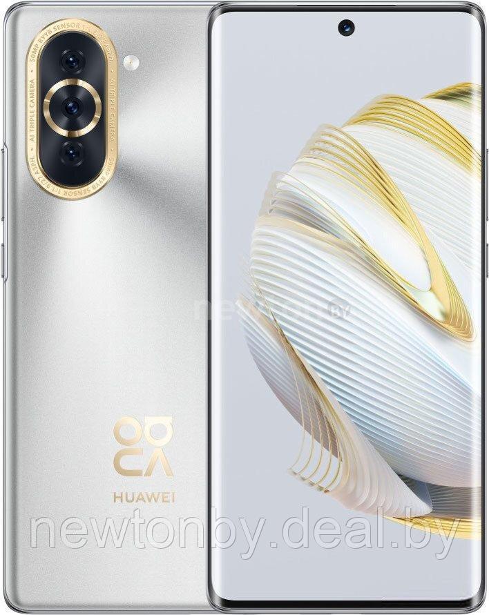 Смартфон Huawei nova 10 NCO-LX1 8GB/128GB (мерцающий серебристый) - фото 1 - id-p218510862