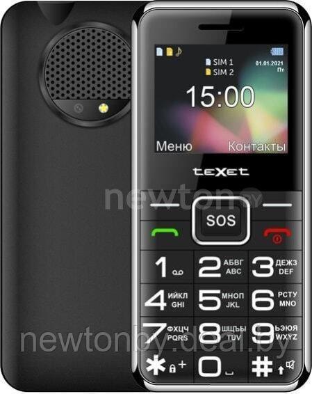 Кнопочный телефон TeXet TM-B319 (черный) - фото 1 - id-p218510911