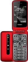 Кнопочный телефон TeXet TM-408 (красный)