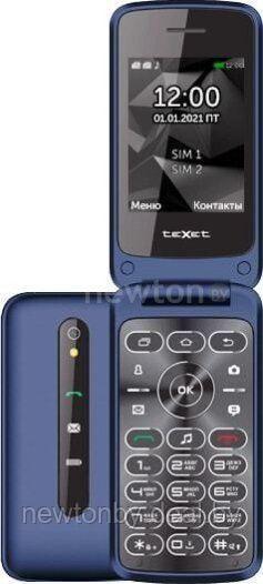 Кнопочный телефон TeXet TM-408 (синий) - фото 1 - id-p218510920