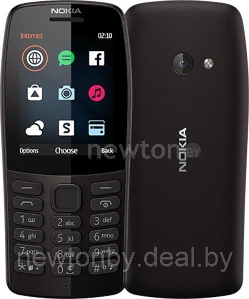 Кнопочный телефон Nokia 210 (черный)