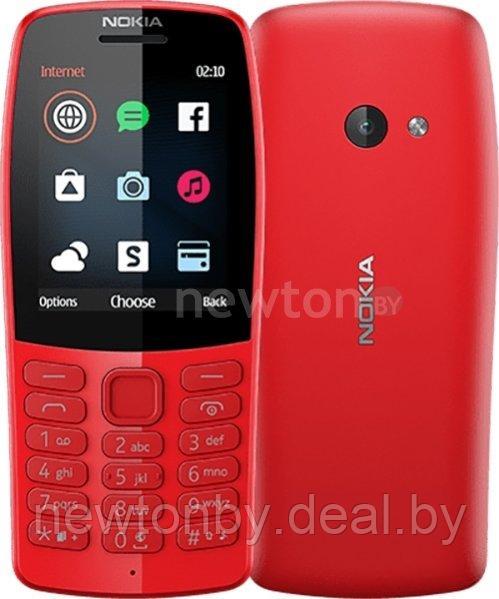 Кнопочный телефон Nokia 210 (красный) - фото 1 - id-p218510925