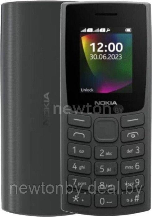 Кнопочный телефон Nokia 106 (2023) Dual SIM TA-1564 (угольный) - фото 1 - id-p218510928