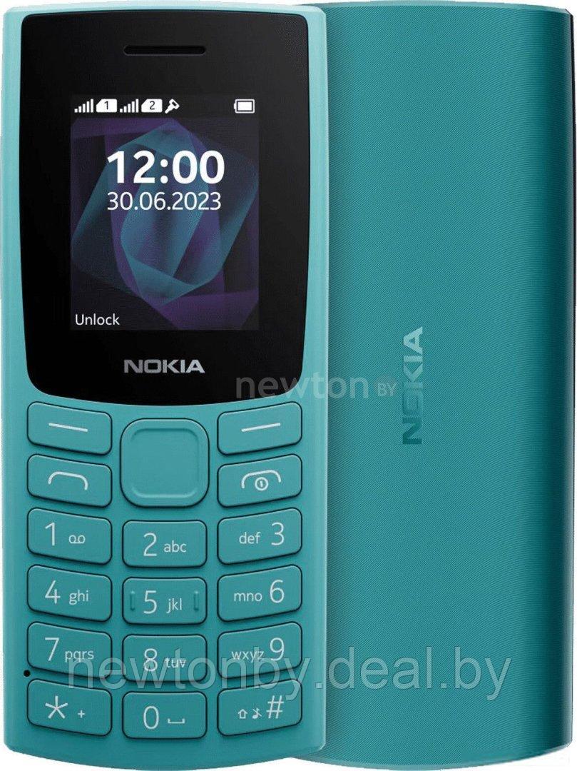 Кнопочный телефон Nokia 105 (2023) Dual SIM TA-1557 (бирюзовый) - фото 1 - id-p218510932