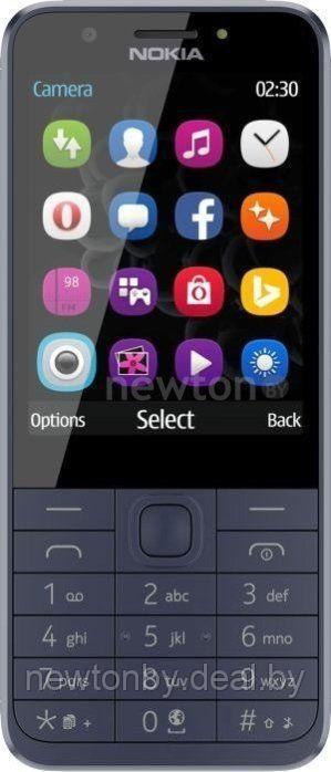 Кнопочный телефон Nokia 230 Dual SIM (синий) - фото 1 - id-p218510940