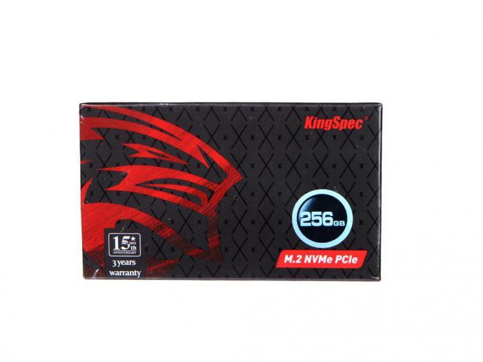 Твердотельный накопитель KingSpec SSD PCI-E 3.0 M.2 2280 256Gb NE-256 - фото 1 - id-p218291690