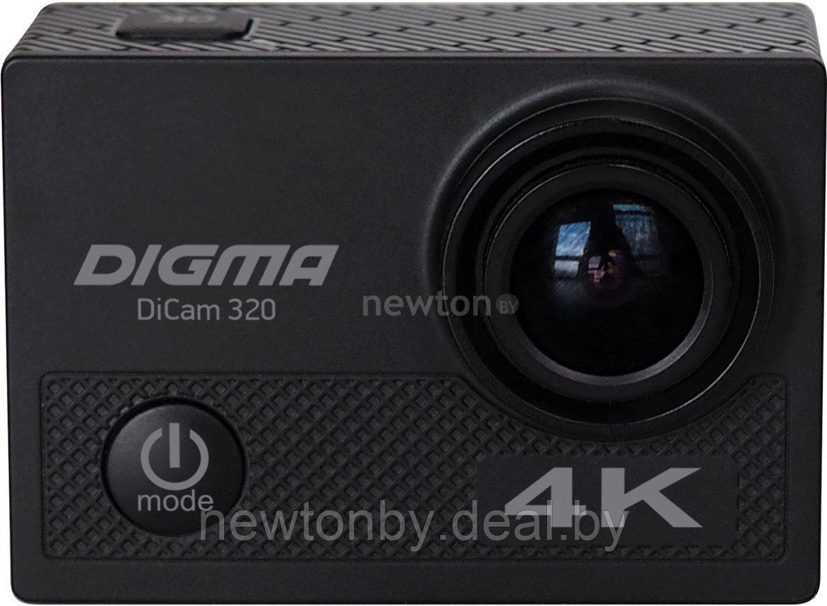 Экшен-камера Digma DiCam 320 DC320 (черный) - фото 1 - id-p218517410