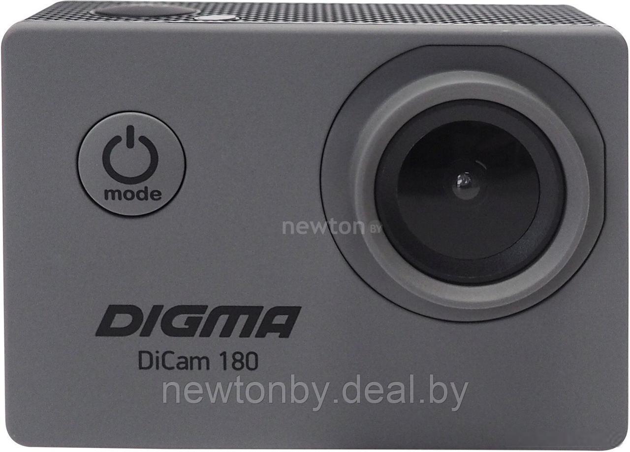 Экшен-камера Digma DiCam 180 (серый) - фото 1 - id-p218517415
