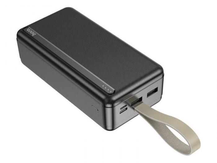 Внешний аккумулятор Hoco Power Bank J91B 30000mAh черный пауэрбанк для зарядки телефона - фото 1 - id-p218291700