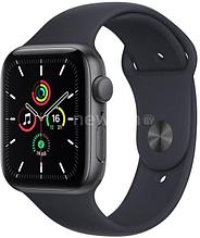 Умные часы Apple Watch SE 44 мм (алюминий серый космос/темная ночь)