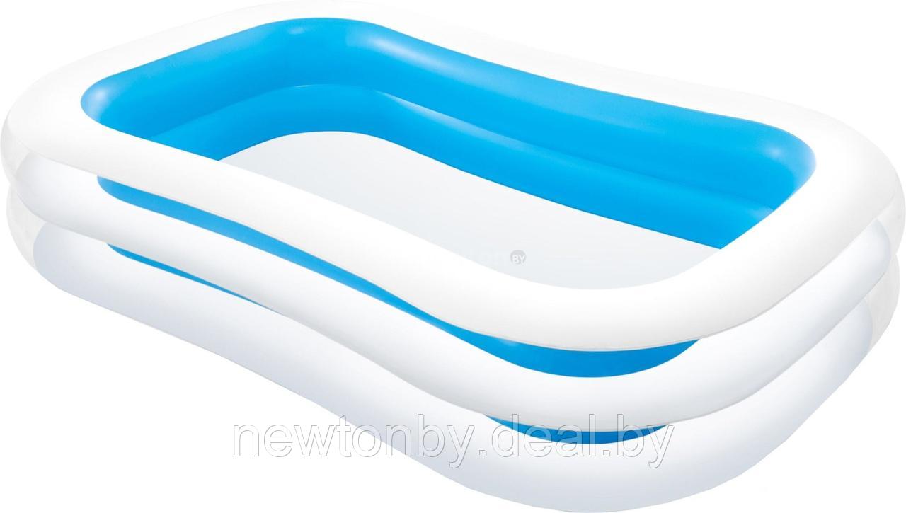Надувной бассейн Intex 56483 262х175х56 (белый/голубой) - фото 1 - id-p210939459