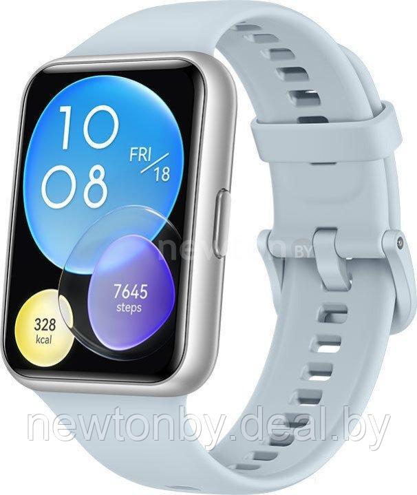 Умные часы Huawei Watch FIT 2 Active международная версия (серо-голубой) - фото 1 - id-p189896358