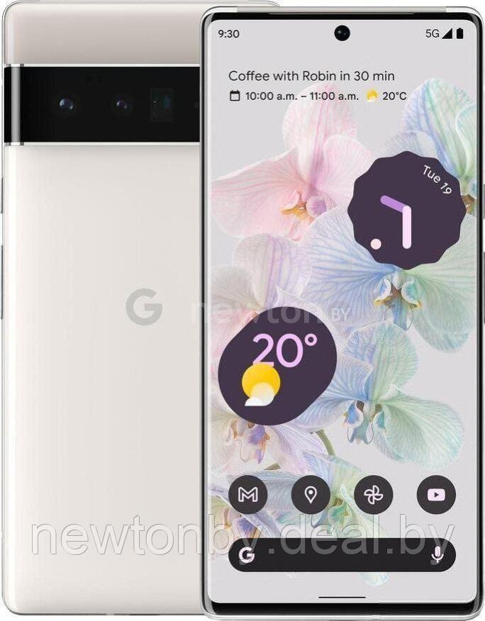 Смартфон Google Pixel 6 Pro 12GB/128GB (белый) - фото 1 - id-p218511108