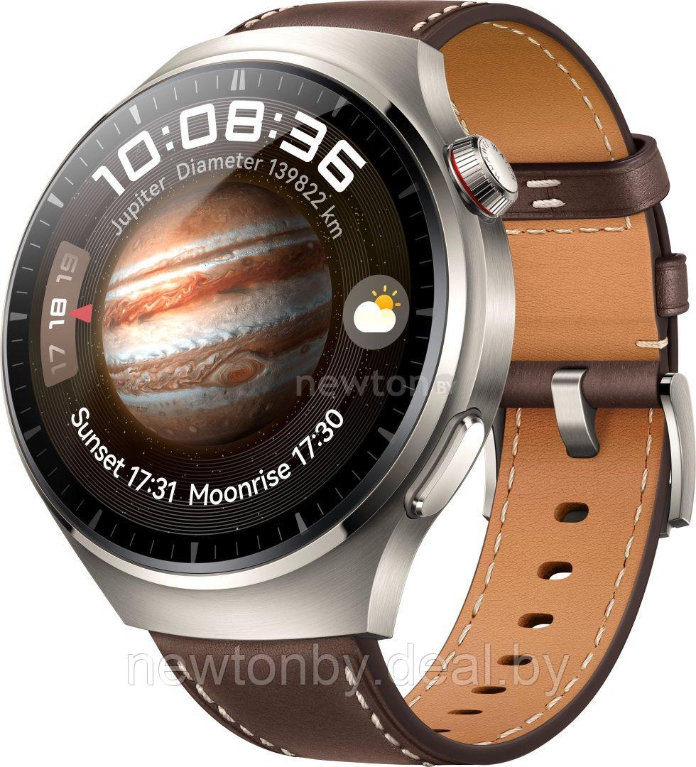 Умные часы Huawei Watch 4 Pro (с кожаным ремешком) - фото 1 - id-p218518265