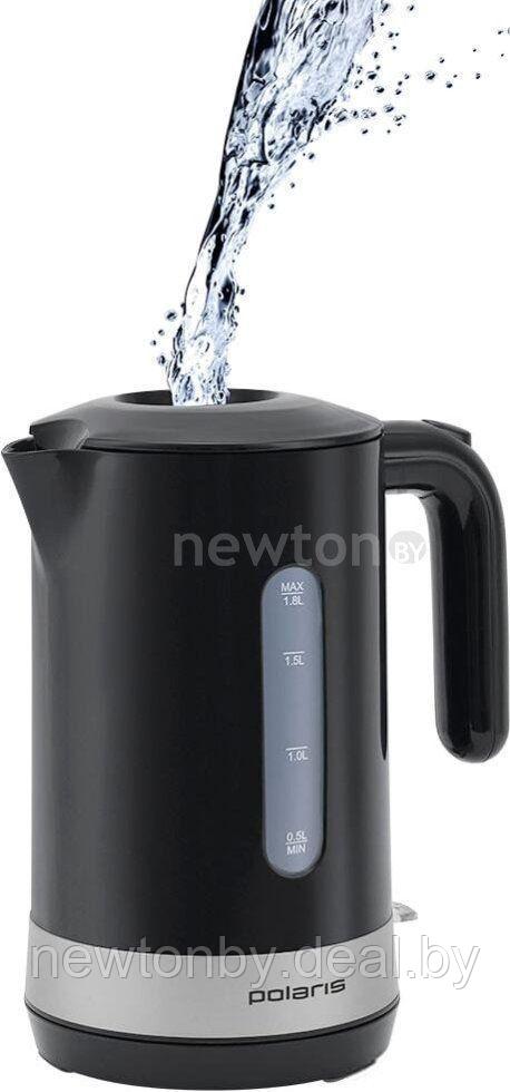 Электрический чайник Polaris PWK 1803C Water Way Pro (черный) - фото 1 - id-p218503271