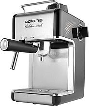 Рожковая бойлерная кофеварка Polaris PCM 4006A Golden rush
