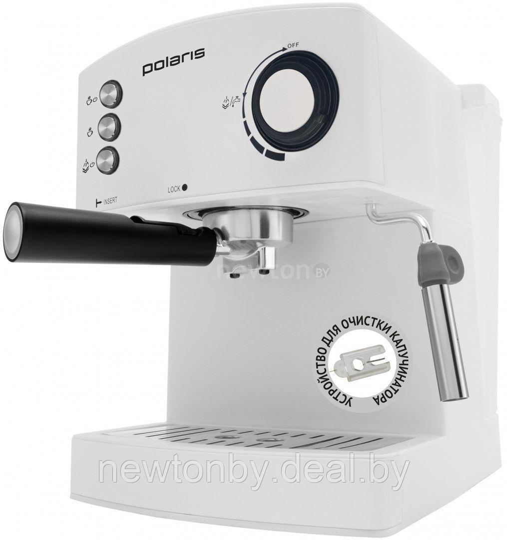 Рожковая помповая кофеварка Polaris PCM 1527E Adore Crema (белый) - фото 1 - id-p218506149