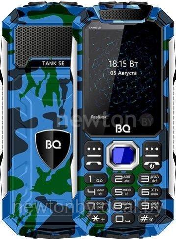 Кнопочный телефон BQ-Mobile BQ-2432 Tank SE (камуфляж) - фото 1 - id-p218511150