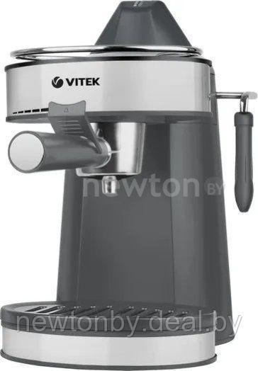 Рожковая бойлерная кофеварка Vitek VT-1524 (черный/серебристый) - фото 1 - id-p218506167