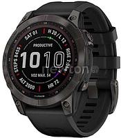 Умные часы Garmin Fenix 7 Sapphire Solar 47 мм (серый карбон/черный)