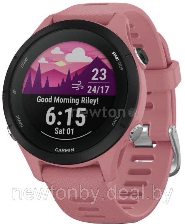 Умные часы Garmin Forerunner 255S 41 мм (пыльная роза/черный)