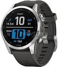 Умные часы Garmin Fenix 7S 42 мм (серебристый/графитовый)