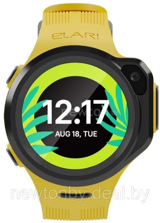 Умные часы Elari KidPhone 4GR (желтый) - фото 1 - id-p218518322