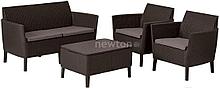 Набор садовой мебели Keter Salemo 2-Sofa Set 253228 (коричневый)