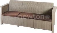 Садовый диван Keter Toledo Love Seat Max 254012 (капучино)