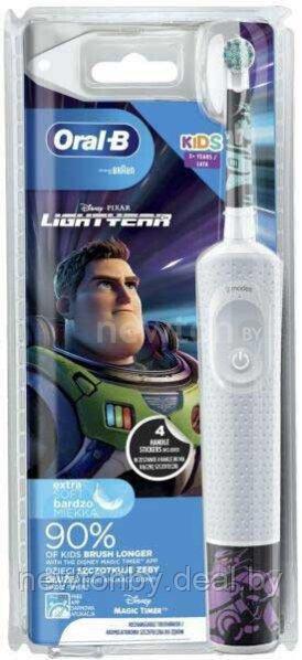 Электрическая зубная щетка Oral-B Vitality D100 Kids Lightyear - фото 1 - id-p218514353