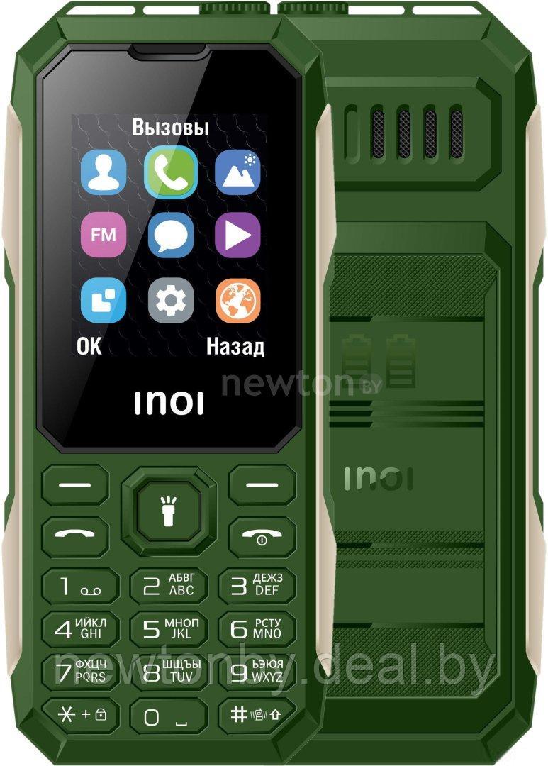 Кнопочный телефон Inoi 106Z (зеленый) - фото 1 - id-p218511270