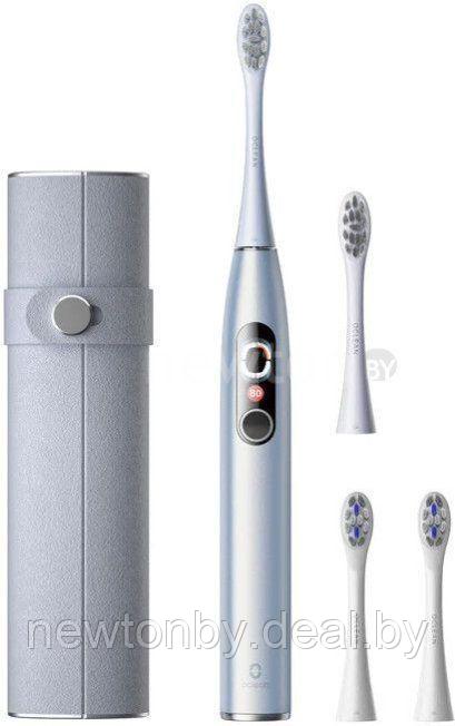 Электрическая зубная щетка Oclean X Pro Digital Set (серебристый) - фото 1 - id-p218514402