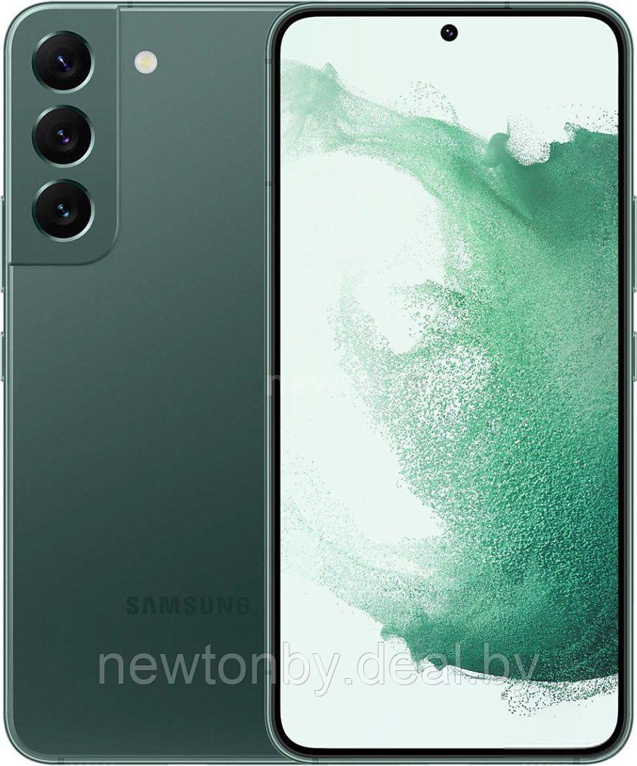 Смартфон Samsung Galaxy S22 5G SM-S901E/DS 8GB/128GB (зеленый) - фото 1 - id-p218510673