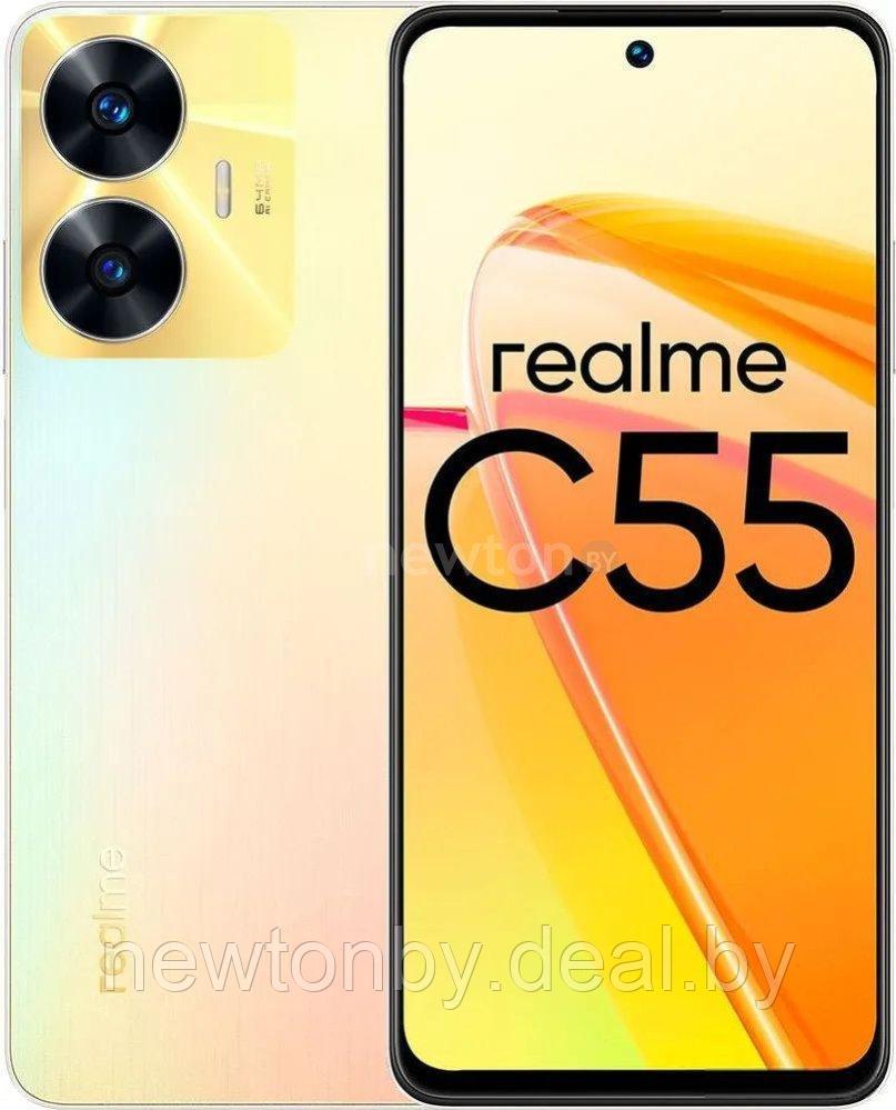 Смартфон Realme C55 6GB/128GB с NFC международная версия (перламутровый) - фото 1 - id-p215031522