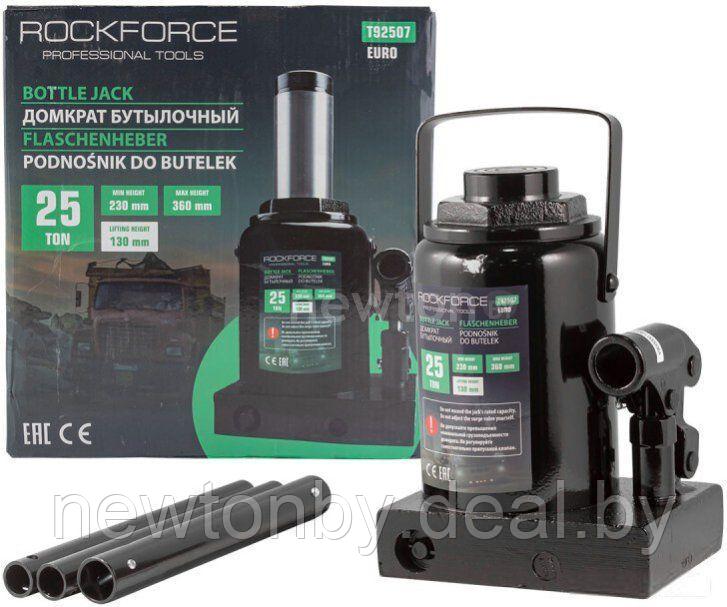 Бутылочный домкрат RockForce RF-T92507(BR)(Euro) 25т