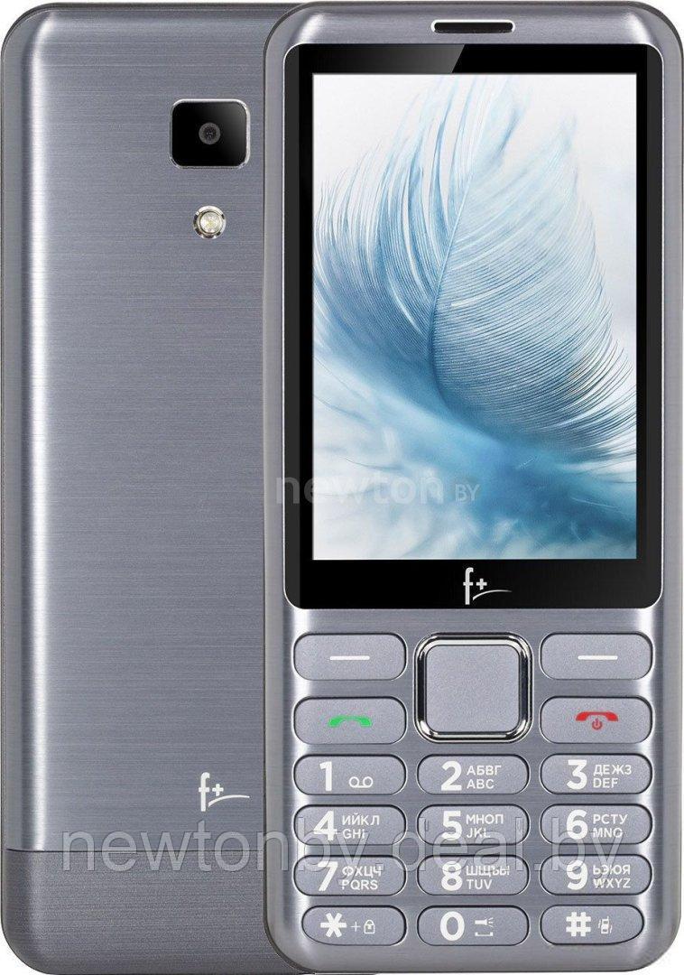 Кнопочный телефон F+ S350 (светло-серый) - фото 1 - id-p218511376
