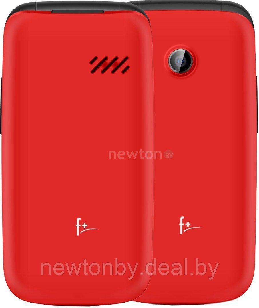 Кнопочный телефон F+ Flip 2 (красный) - фото 1 - id-p218511379