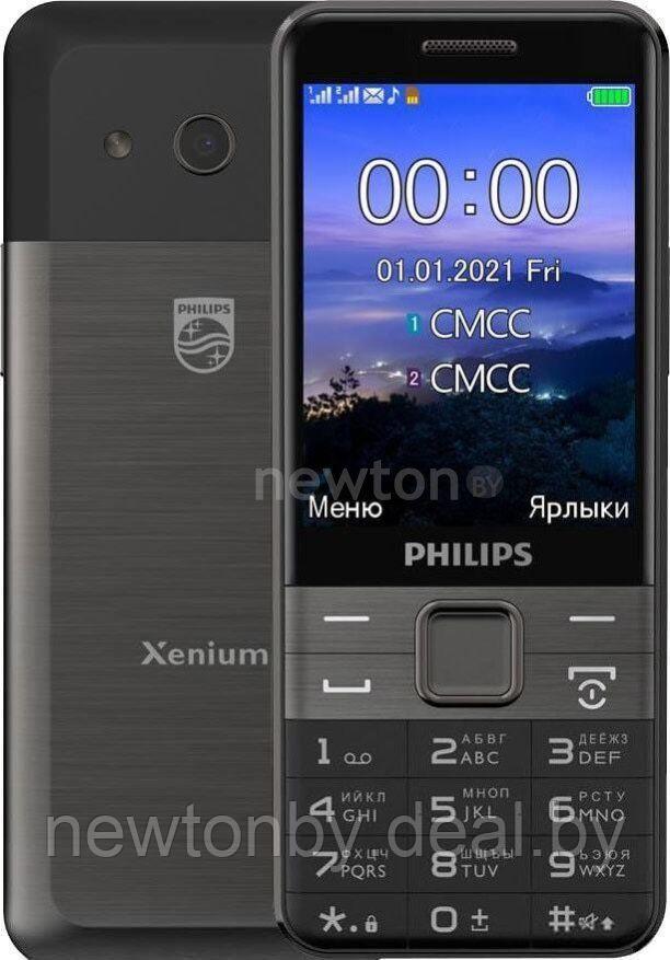 Кнопочный телефон Philips Xenium E590 (черный)