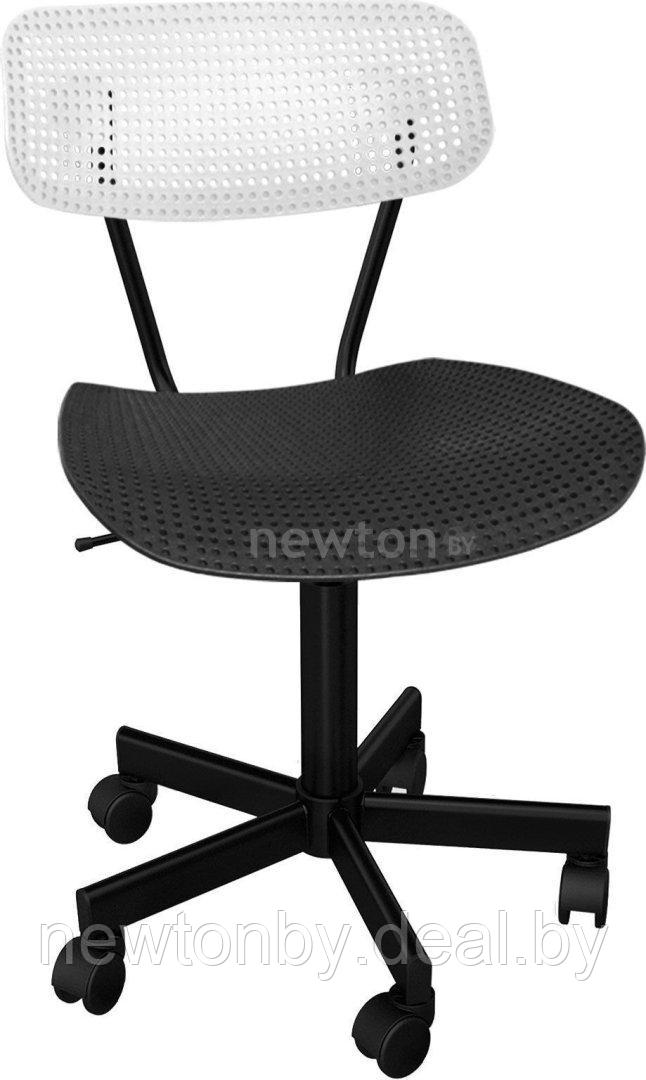 Офисный стул Sheffilton SHT-ST85/S121М (белый/черный/черный муар) - фото 1 - id-p218527719